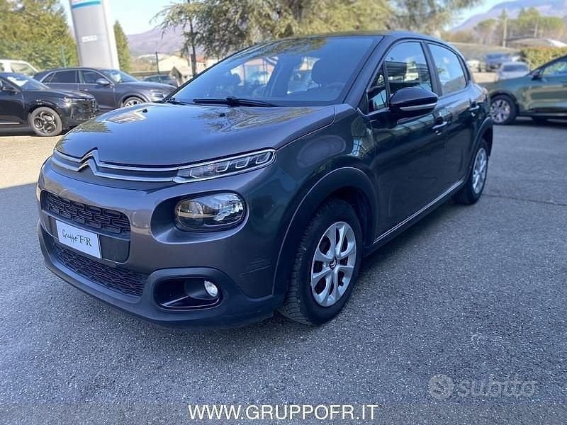 Usata Citroën C3 Feel 82 CV (60 kW) 2019 Grigio Utilitaria