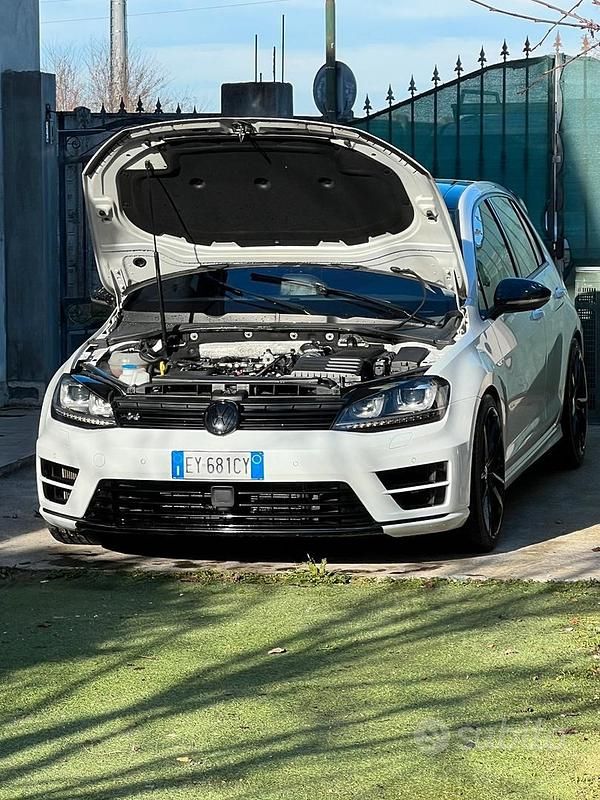 Usata VW Golf VII R 300 CV (220 kW) 2016 Bianco Berlina