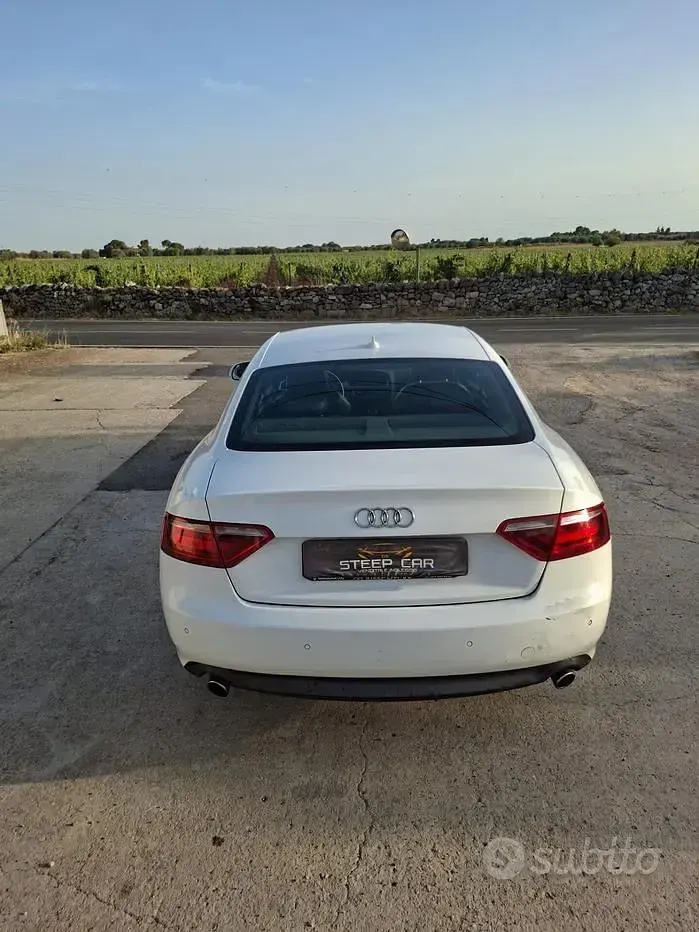 Usata Audi A5 Ambiente 190 CV (139 kW) 2008 Bianco Coupé
