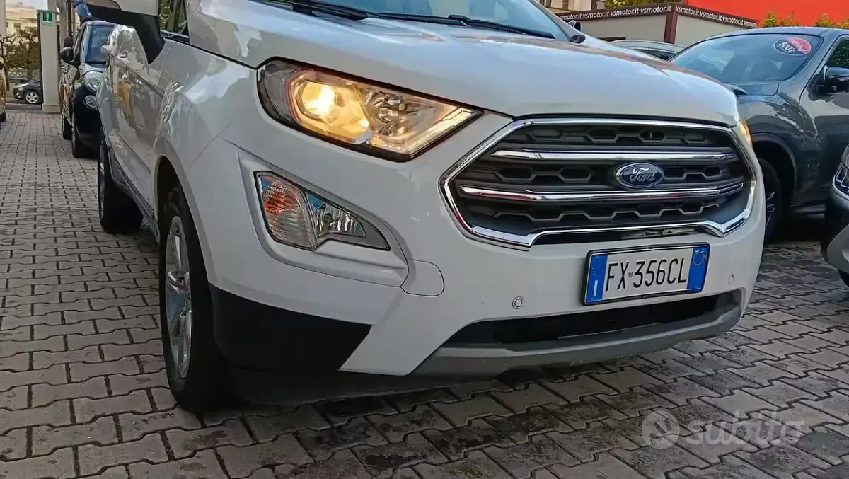 Usata Ford Ecosport Titanium 100 CV (73 kW) 2019 Bianco SUV