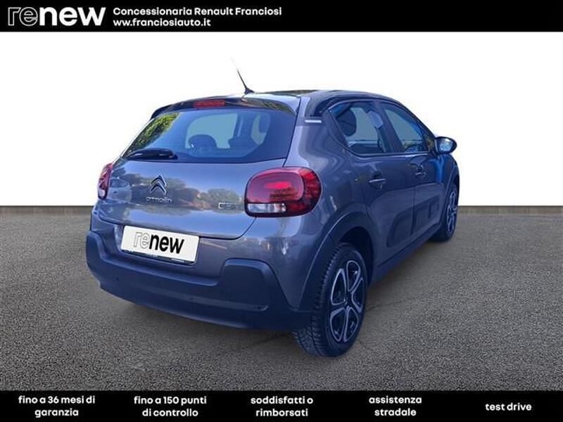 Usata Citroën C3 Shine 102 CV (75 kW) 2022 Grigio scuro Utilitaria