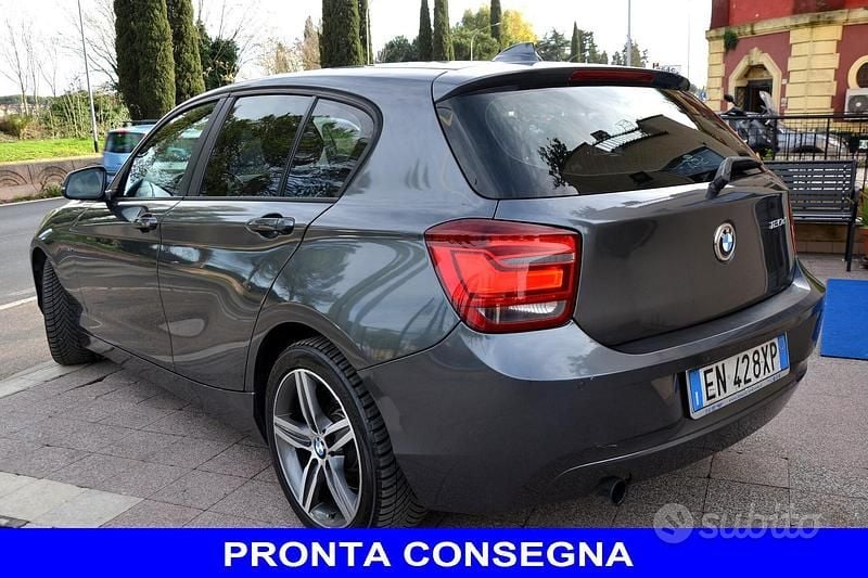 Usata BMW 120 Sport Line 184 CV (135 kW) 2012 Grigio Utilitaria