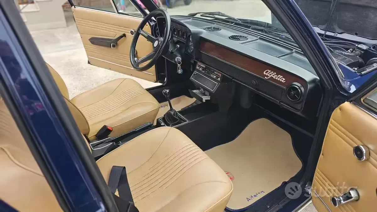 Usata Alfa Romeo Alfetta 1970 Bluazzurro Berlina