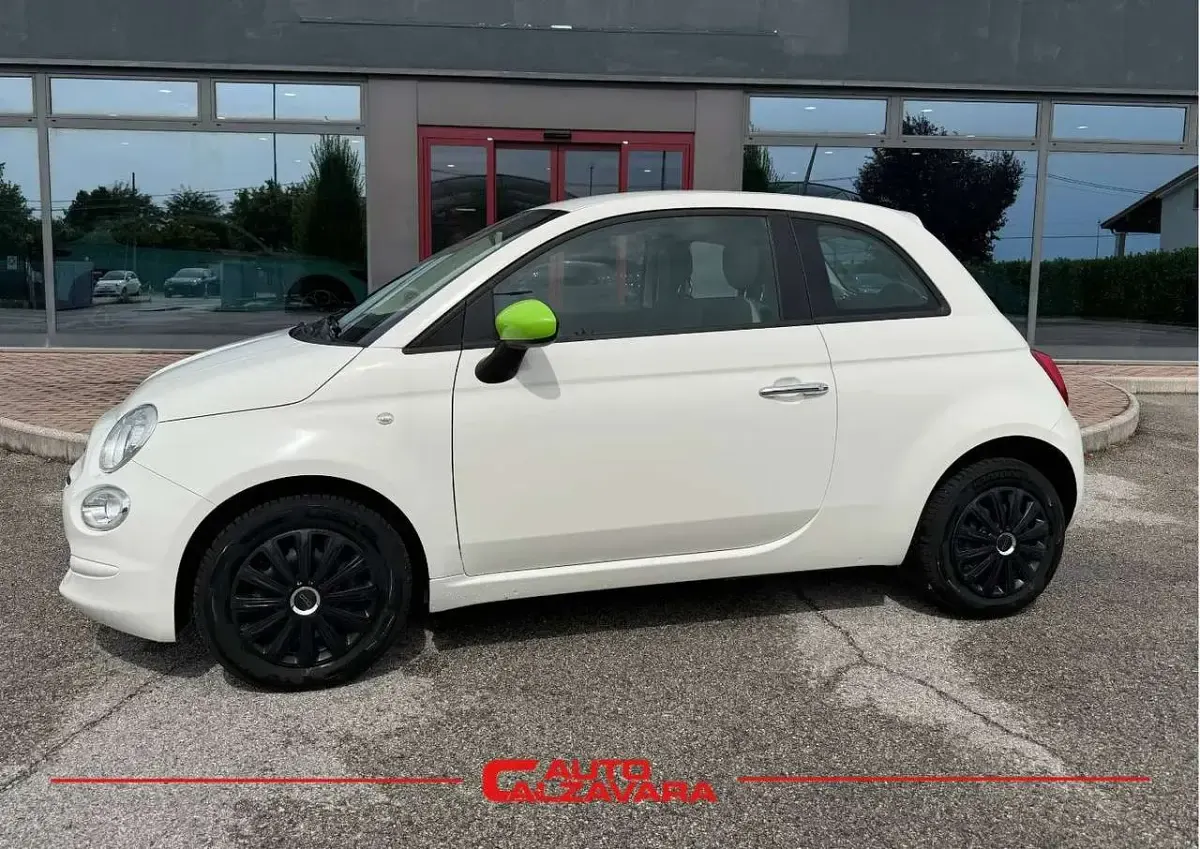 Usata Fiat 500 Lounge 69 CV (50 kW) 2018 Bianco gelato Utilitaria