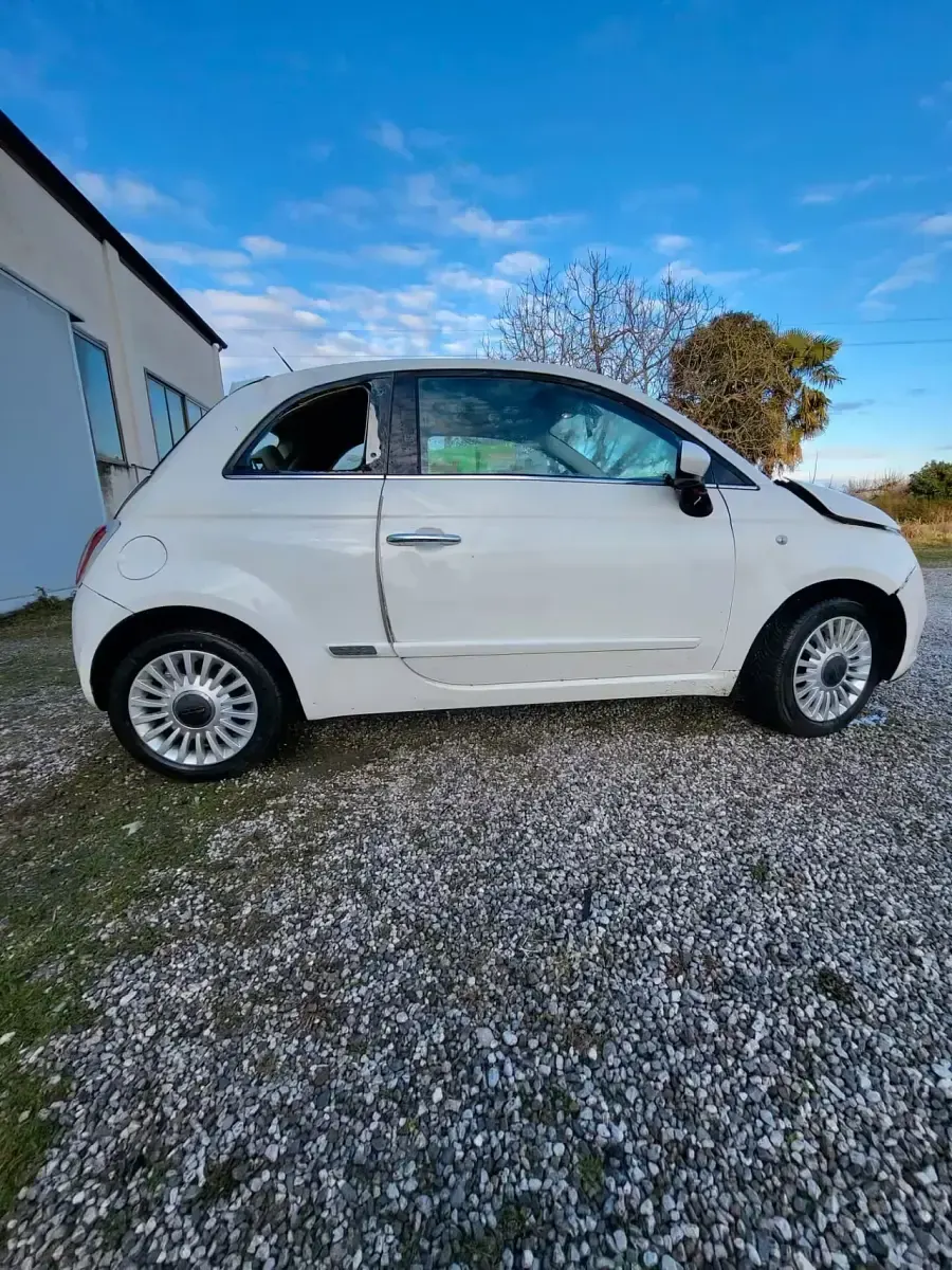 Usata Fiat 500 Pop 75 CV (55 kW) 2009 Bianco Cabrio