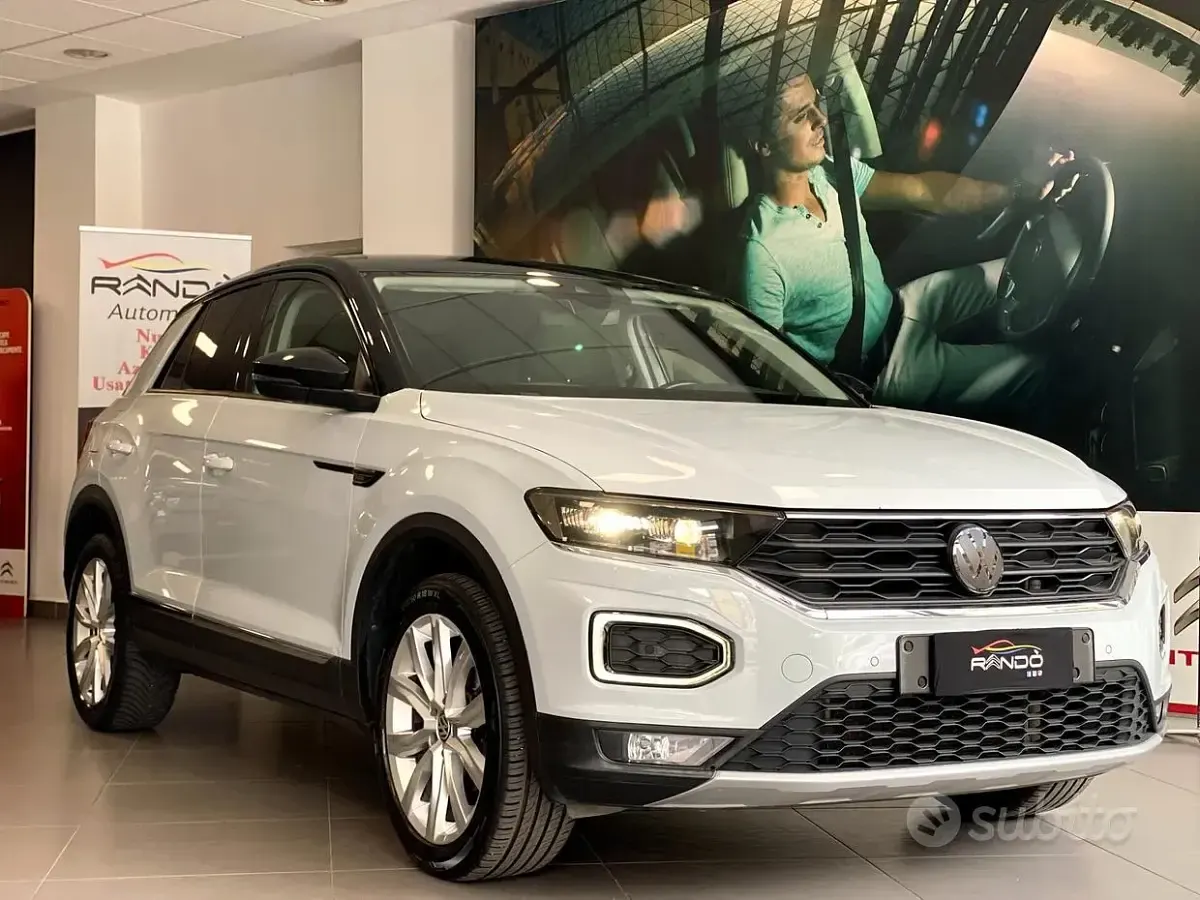 Usata VW T-Roc Advance 116 CV (85 kW) 2019 Bianco SUV