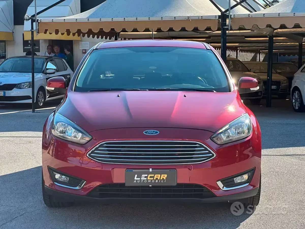 Usata Ford Focus Titanium 120 CV (88 kW) 2018 Rosso Berlina