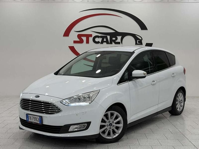 Usata Ford C-MAX Titanium X 125 CV (91 kW) 2017 Bianco Monovolume