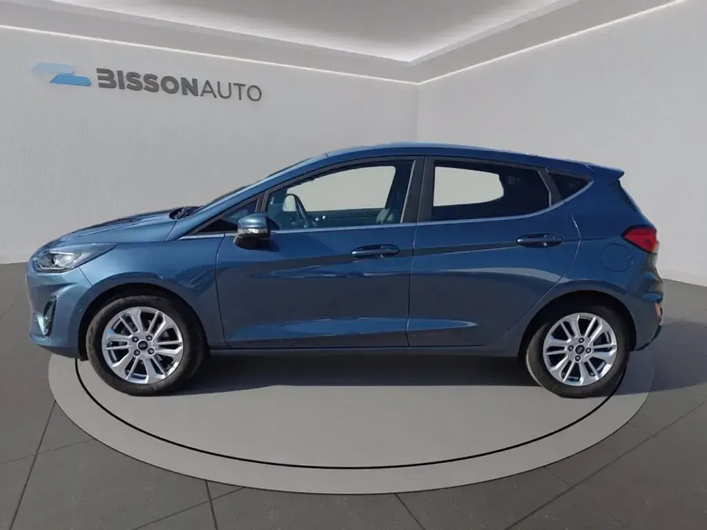 Usado Ford Fiesta Titanium 75 HP (55 kW) 2023 Azul Citadino
