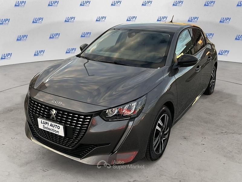 Usata Peugeot 208 Allure 102 CV (75 kW) 2022 Grigio Utilitaria