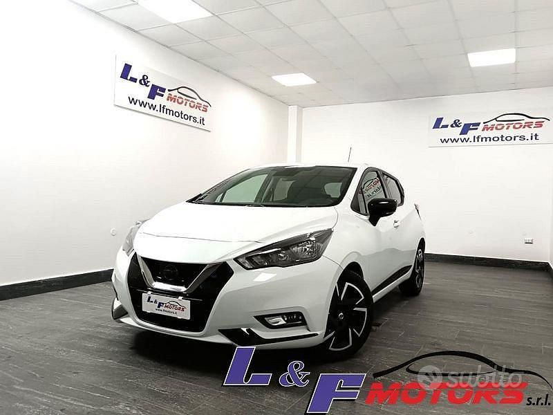 Bianco Usata 2023 Nissan Micra Acenta Due volumi | 13.990 € (Buon prezzo) - Immagine 1/4