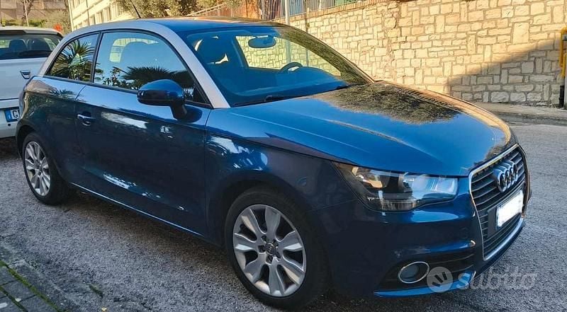 Usata Audi A1 Ambition 86 CV (63 kW) 2011 Blu Utilitaria