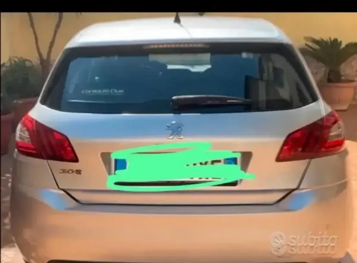 Usata Peugeot 308 92 CV (67 kW) 2014 Grigio Berlina