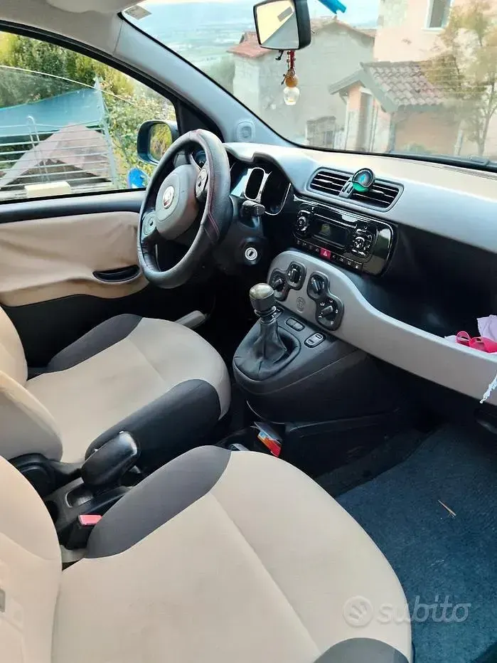 Usata Fiat Panda 2012 Nero Utilitaria