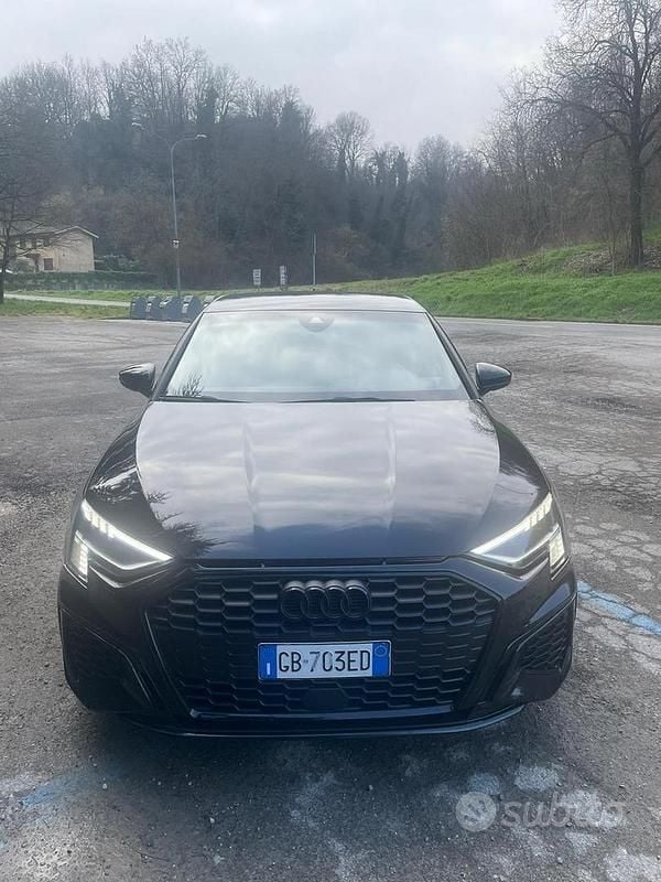 Usata Audi A3 Black Edition 2020 Nero Berlina