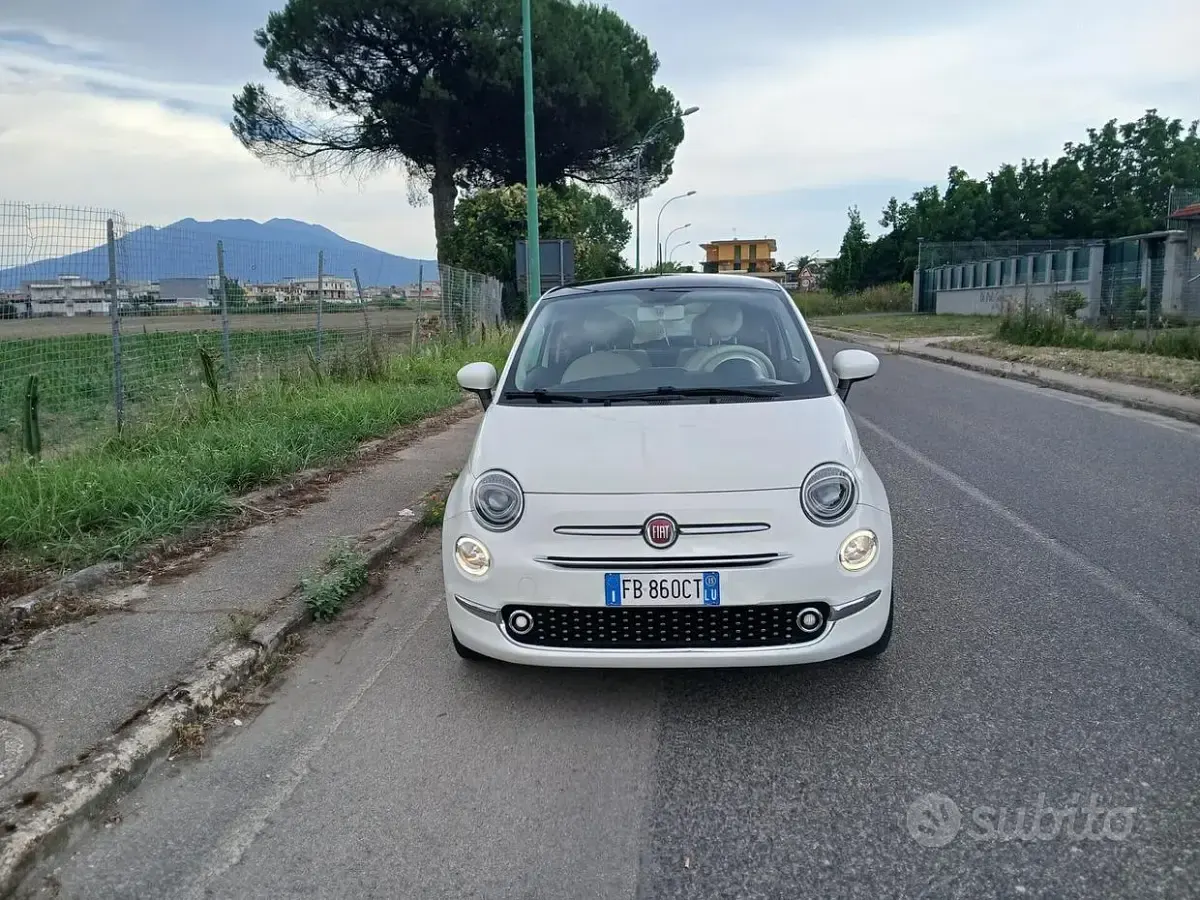 Usata Fiat 500 Lounge 69 CV (50 kW) 2016 Bianco Berlina