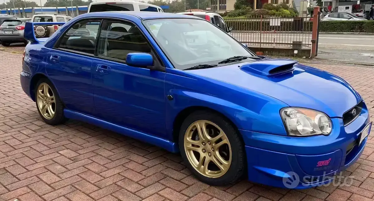 Usata Subaru Impreza 224 CV (164 kW) 2003 Blu Berlina