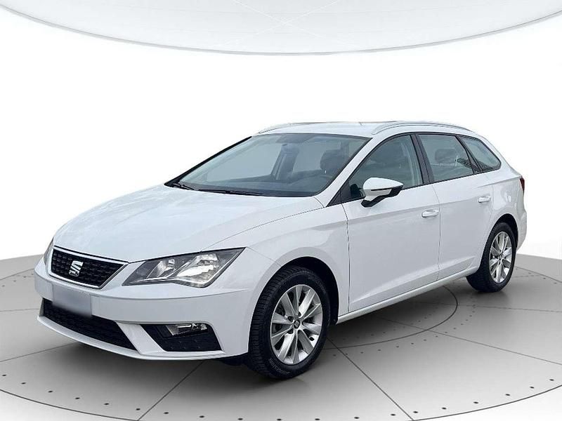 Usata Seat Leon ST Business 116 CV (85 kW) 2018 Bianco Station wagon
