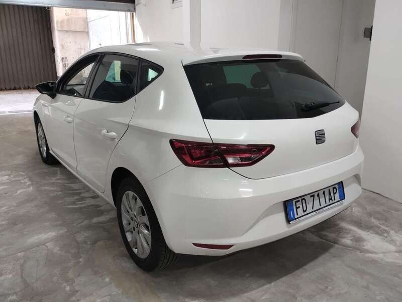 Usata Seat Leon Style 150 CV (110 kW) 2016 Bianco Berlina