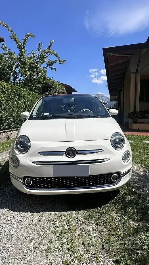 Usata Fiat 500 69 CV (50 kW) 2016 Bianco Cabrio