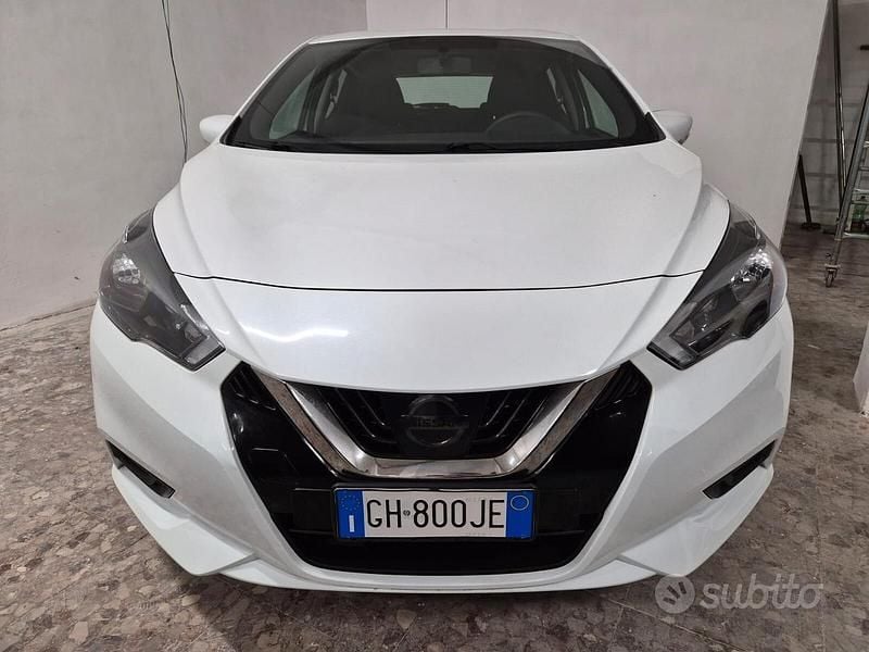 Usata Nissan Micra Acenta 92 CV (67 kW) 2021 Bianco Utilitaria