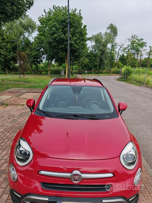 Usata Fiat 500X 120 CV (88 kW) 2017 Rosso SUV