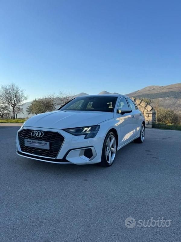 Usata Audi A3 Advanced 149 CV (109 kW) 2022 Bianco Berlina