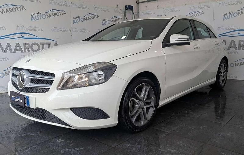 Usata Mercedes A180 109 CV (80 kW) 2014 Bianco Berlina