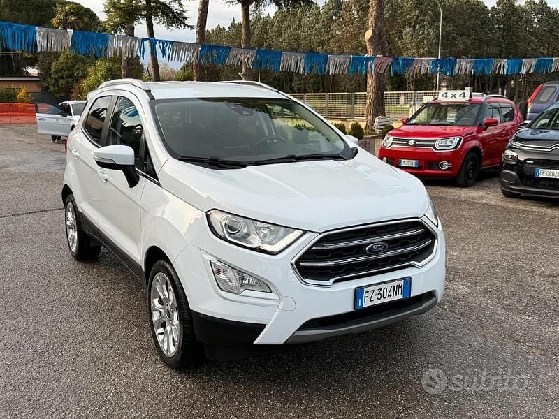 Usata Ford Ecosport Titanium 125 CV (91 kW) 2020 Bianco SUV