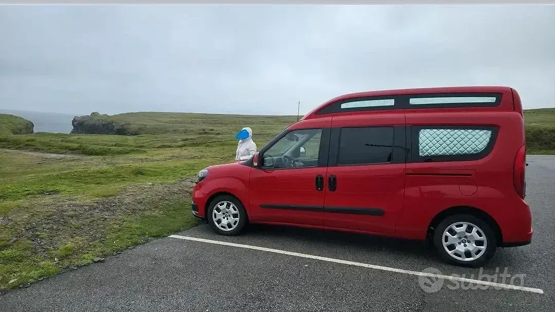 Usata Fiat Doblò 2014 Rosso Monovolume