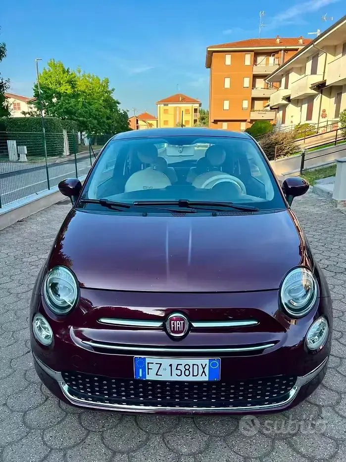 Usata Fiat 500 Lounge 69 CV (50 kW) 2019 Marrone Berlina