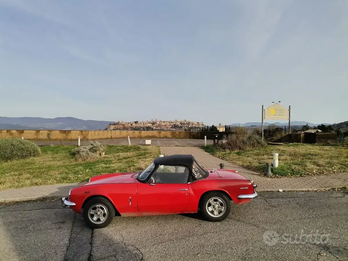 Usata Triumph Spitfire 1970 Rosso Cabrio