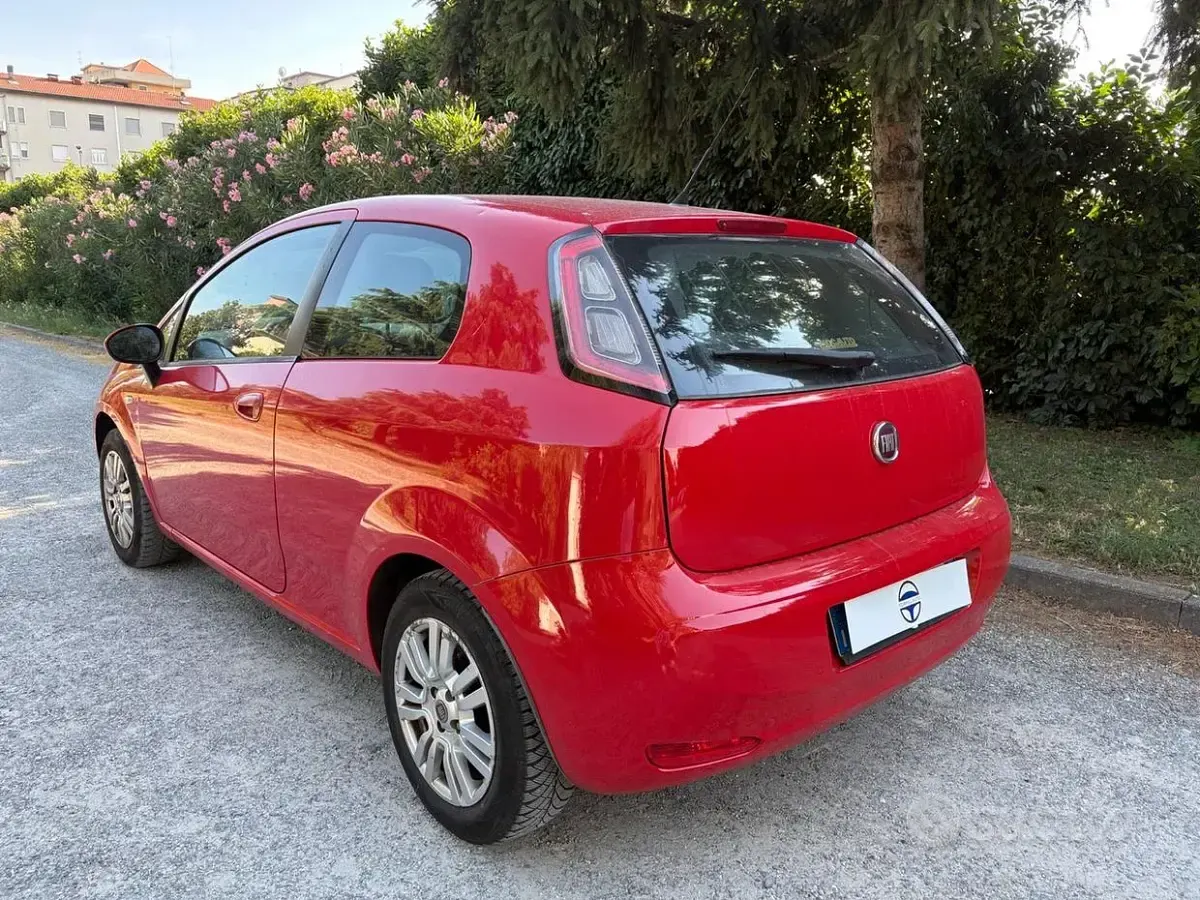 Usata Fiat Punto 69 CV (50 kW) 2013 Rosso Utilitaria