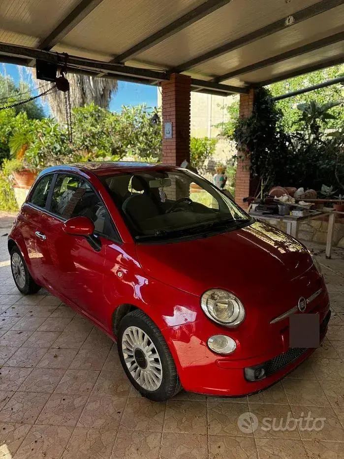Usata Fiat 500 69 CV (50 kW) 2015 Rosso Berlina
