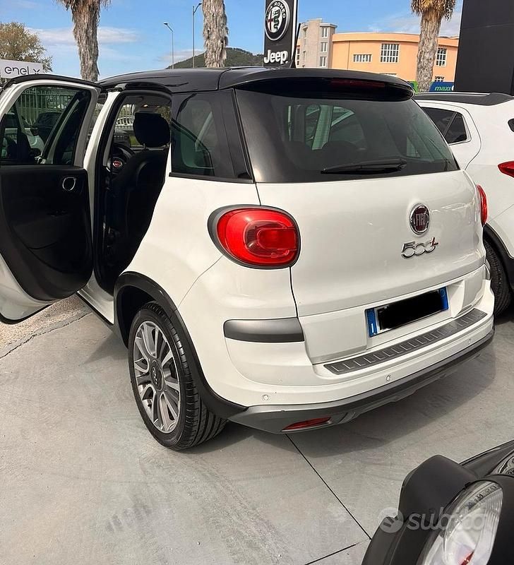 Usata Fiat 500L Cross 95 CV (69 kW) 2018 Bianco Monovolume