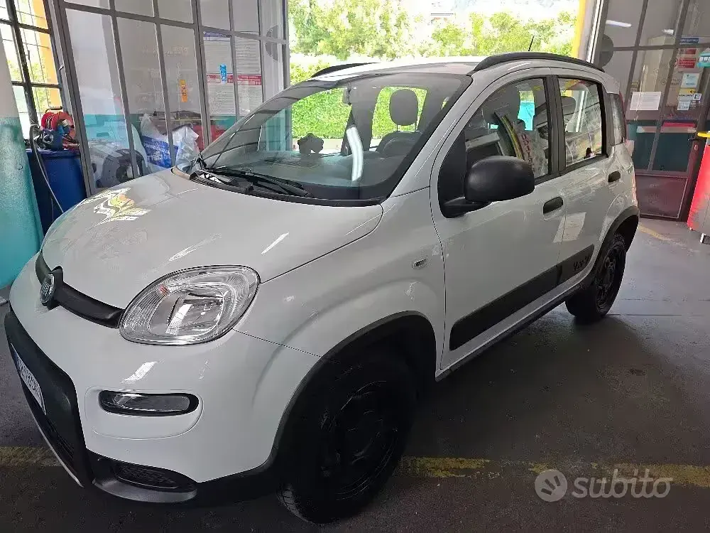 Usata Fiat Panda 4x4 S 84 CV (61 kW) 2020 Bianco Utilitaria