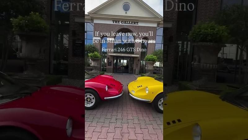 Usata Ferrari Dino 246 195 CV (143 kW) 1973 Giallo Cabrio