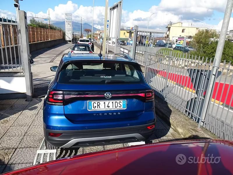 Usata VW T-Cross Style 115 CV (84 kW) 2019 Blu SUV