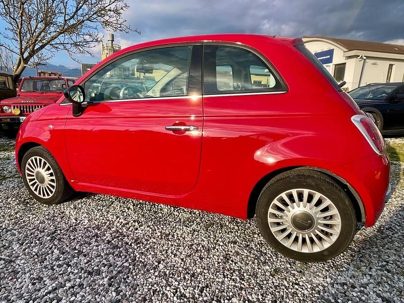 Usata Fiat 500 Lounge 69 CV (50 kW) 2009 Rosso Cabrio