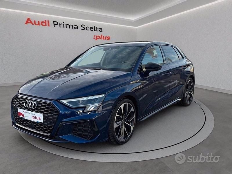 Usata Audi A3 S-Line 200 CV (147 kW) 2023 Blu navarra met Berlina