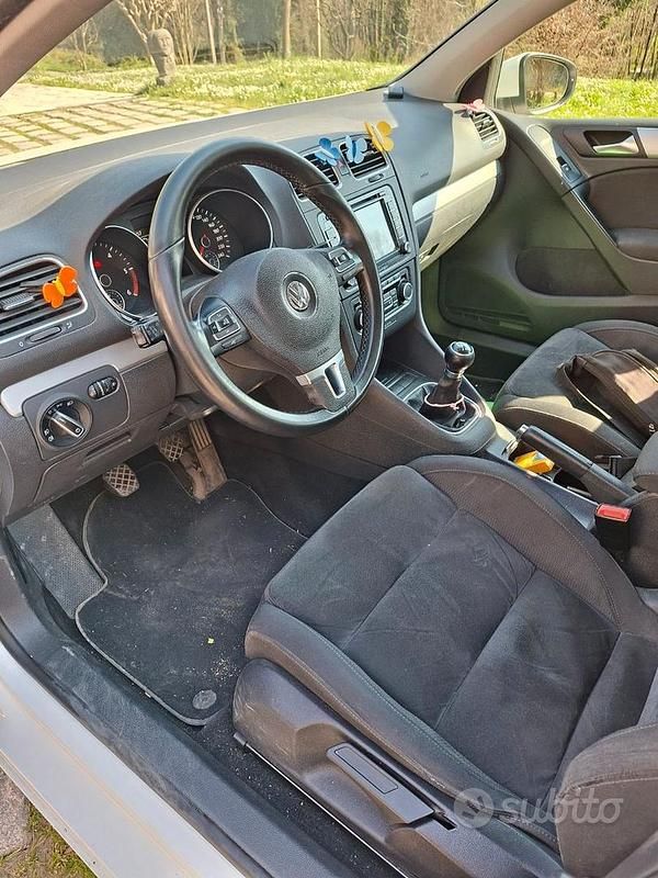 Usata VW Golf VII 110 CV (80 kW) 2012 Bianco Berlina