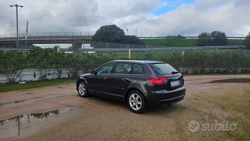 Usata Audi A3 Ambition 90 CV (66 kW) 2011 Viola Utilitaria