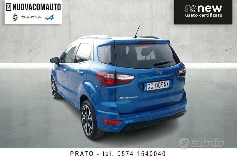 Usata Ford Ecosport ST-Line 125 CV (91 kW) 2021 Blu SUV