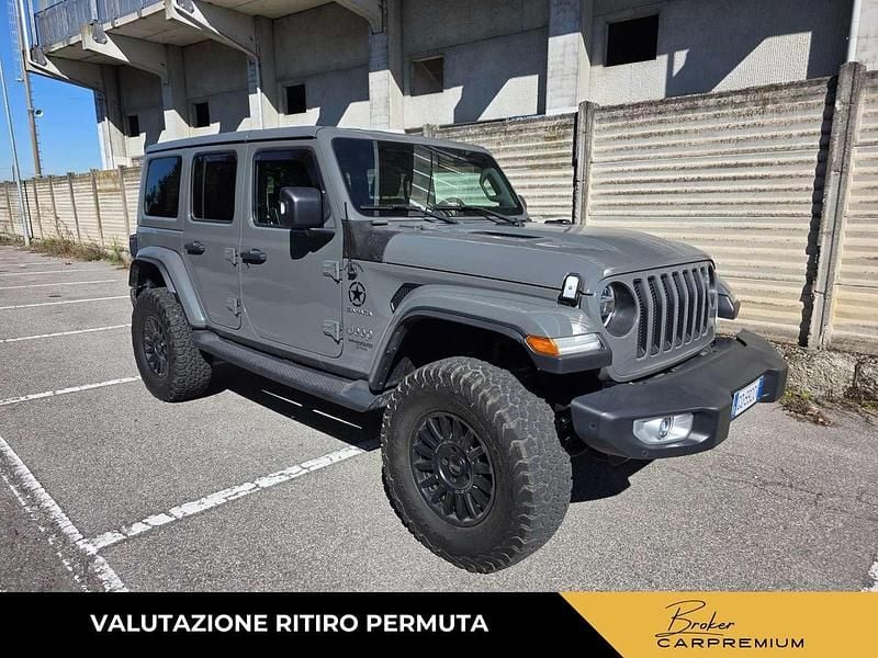 Usata Jeep Wrangler Sahara 200 CV (147 kW) 2020 Grigio SUV