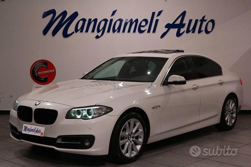 Usata BMW 520 Luxury Line 190 CV (139 kW) 2015 Bianco Berlina