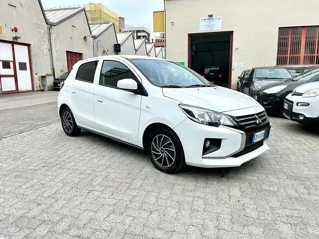 Brugt Mitsubishi Space Star Invite 71 HK (52 kW) 2022 Hvid Hatchback