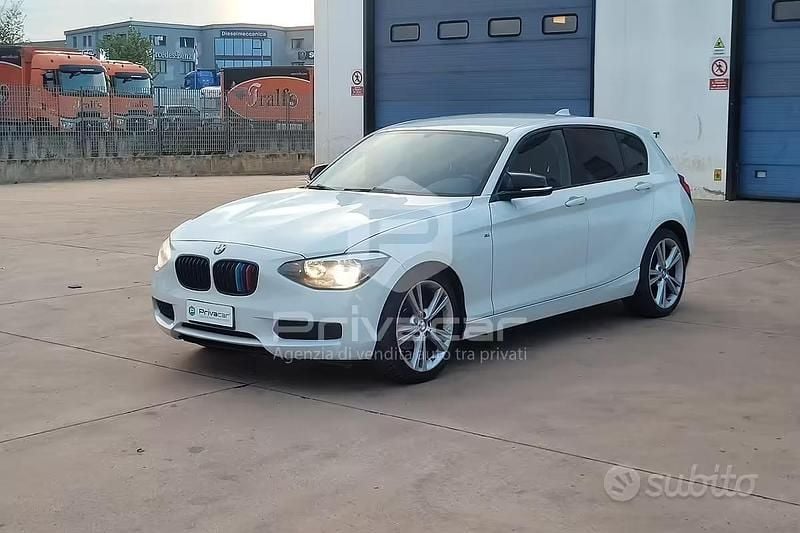 Begagnad BMW 114 Efficient Dynamics 95 HK (69 kW) 2014 Vit Halvkombi