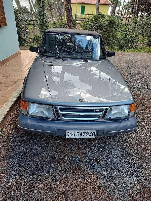 Usata Saab 900 Cabriolet 171 CV (125 kW) 1991 Grigio Cabrio