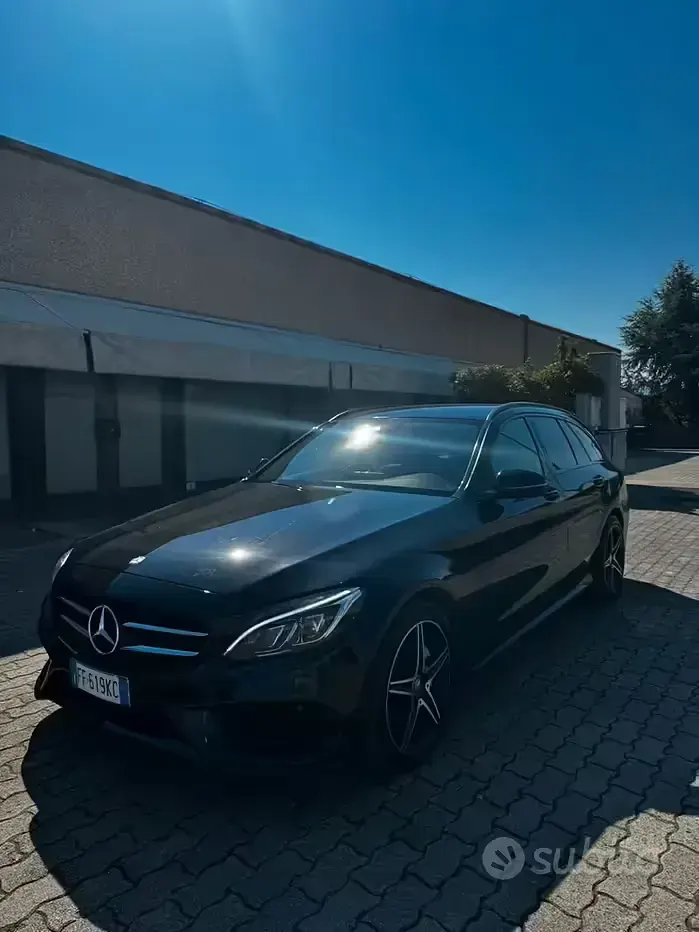 Usata Mercedes C220 Premium 170 CV (125 kW) 2016 Nero Station wagon