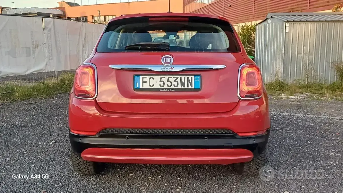 Usata Fiat 500X Lounge 120 CV (88 kW) 2016 Rosso SUV